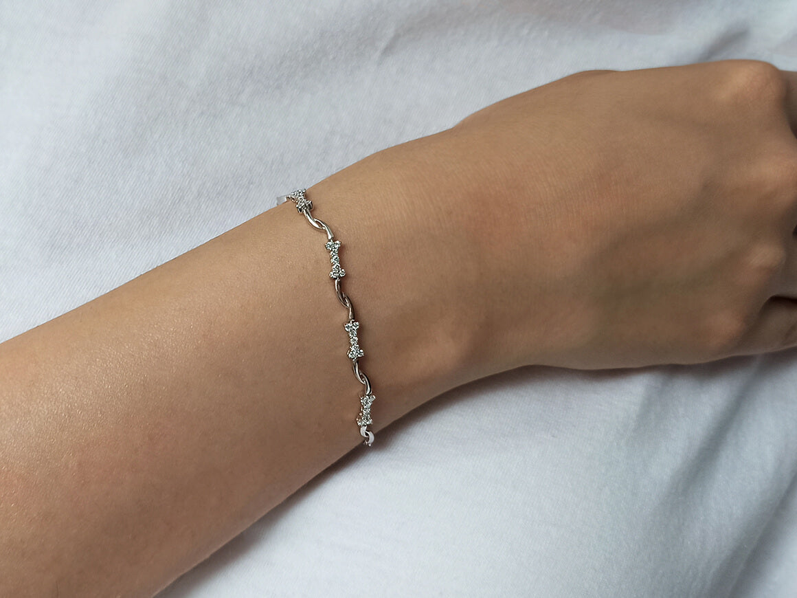 Diamond Heart Bracelet