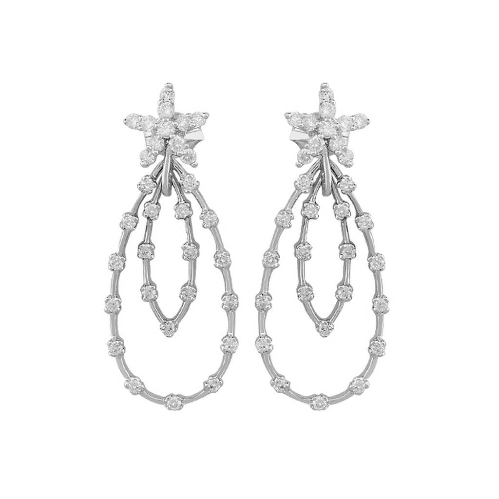 Diamond Drop Earrings