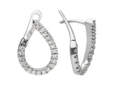 Diamond Hoop Earrings