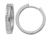 Diamond Hoop Earrings