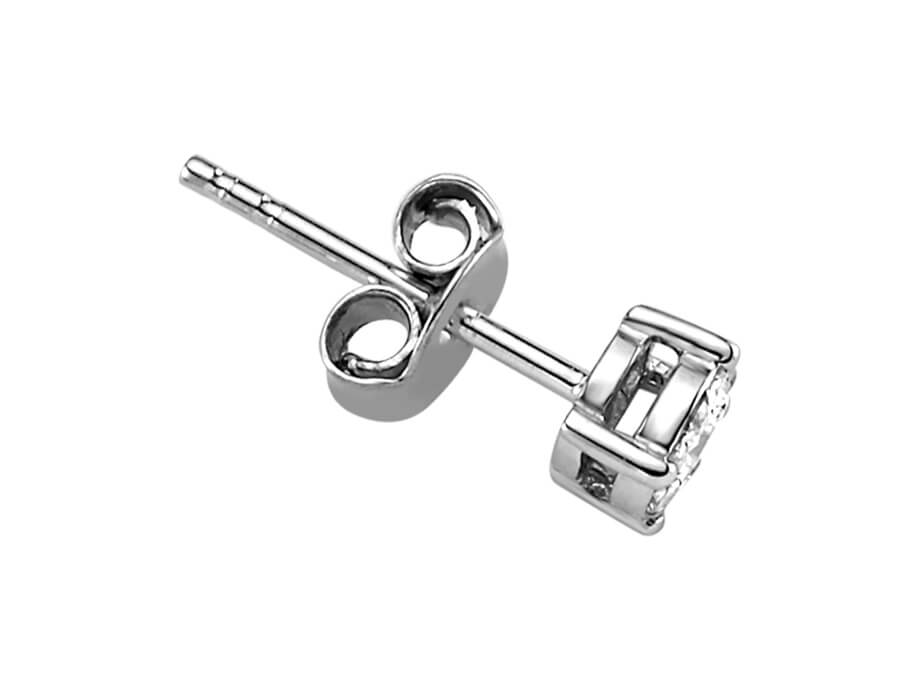 0.30 Carat Diamond Effect Solitaire Men's Stud Earrings