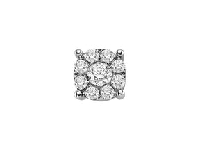 1.50 Carat Diamond Effect Solitaire Men's Stud Earrings