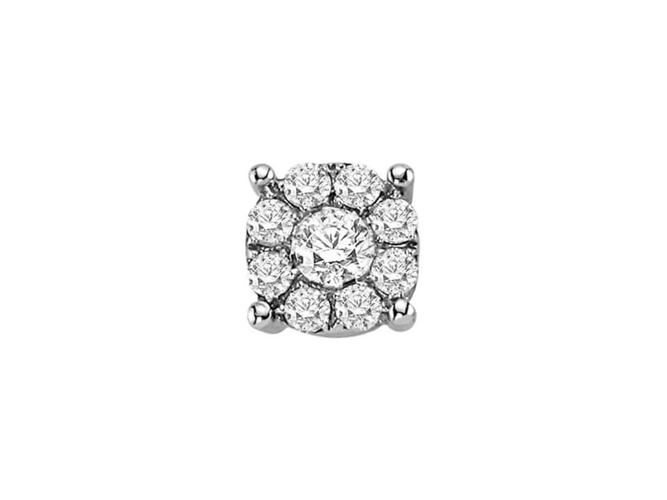 1.50 Carat Diamond Effect Solitaire Men's Stud Earrings