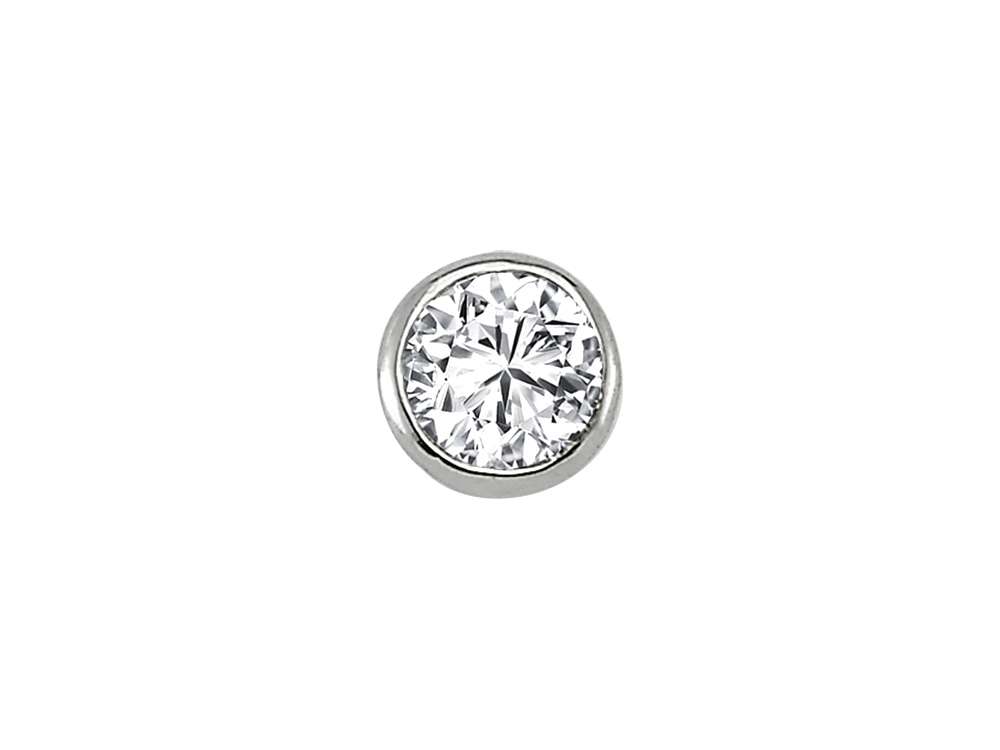 0.19 Carat Diamond Solitaire Men's Stud Earrings