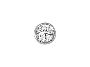 0.19 Carat Diamond Solitaire Men's Stud Earrings