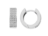 Diamond Hoop Earrings