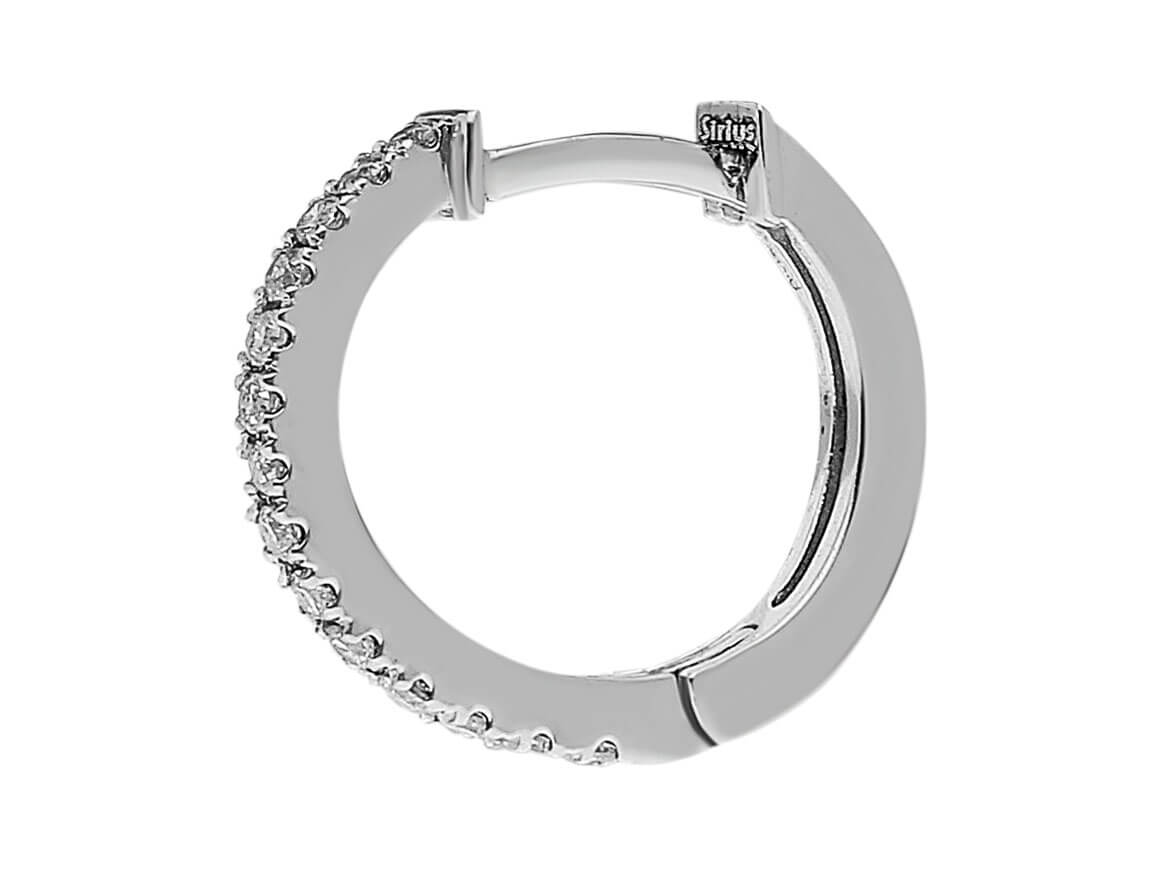 Diamond Men's Hoop Earrings