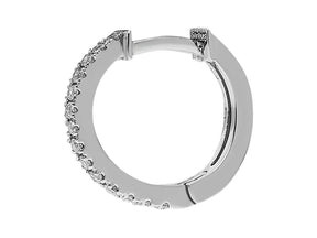 Diamond Men's Hoop Earrings