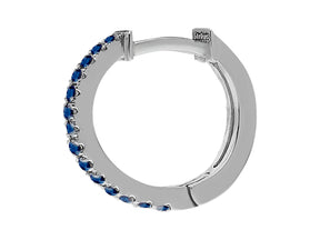Sapphire men's earrings