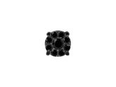 1.50 Carat Black Diamond Effect Solitaire Men's Stud Earrings
