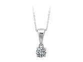0.17 Carat Diamond Solitaire Necklace