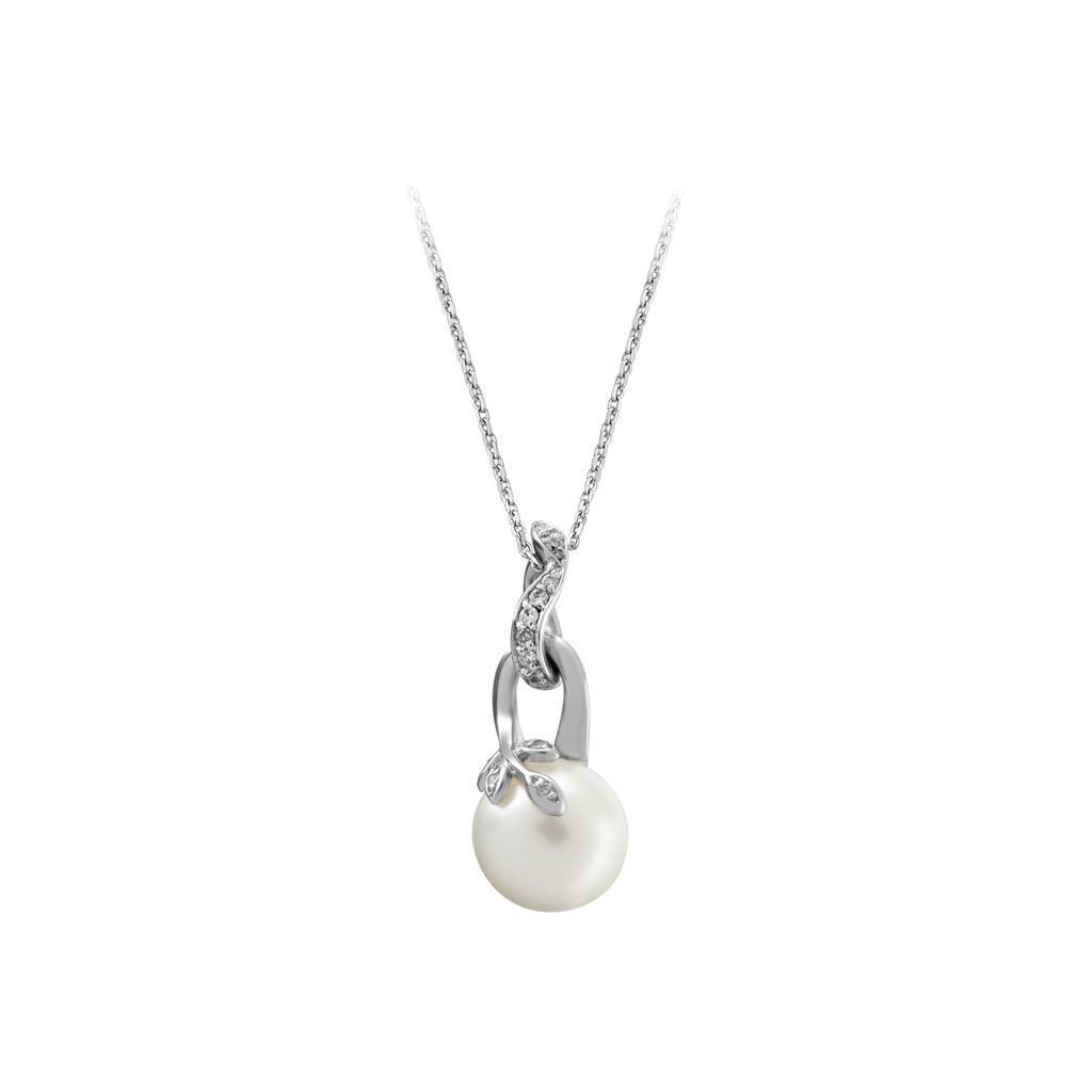 Collier de diamants et de perles