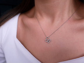 Collier coeur diamant