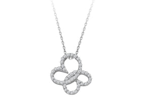 Collier coeur diamant