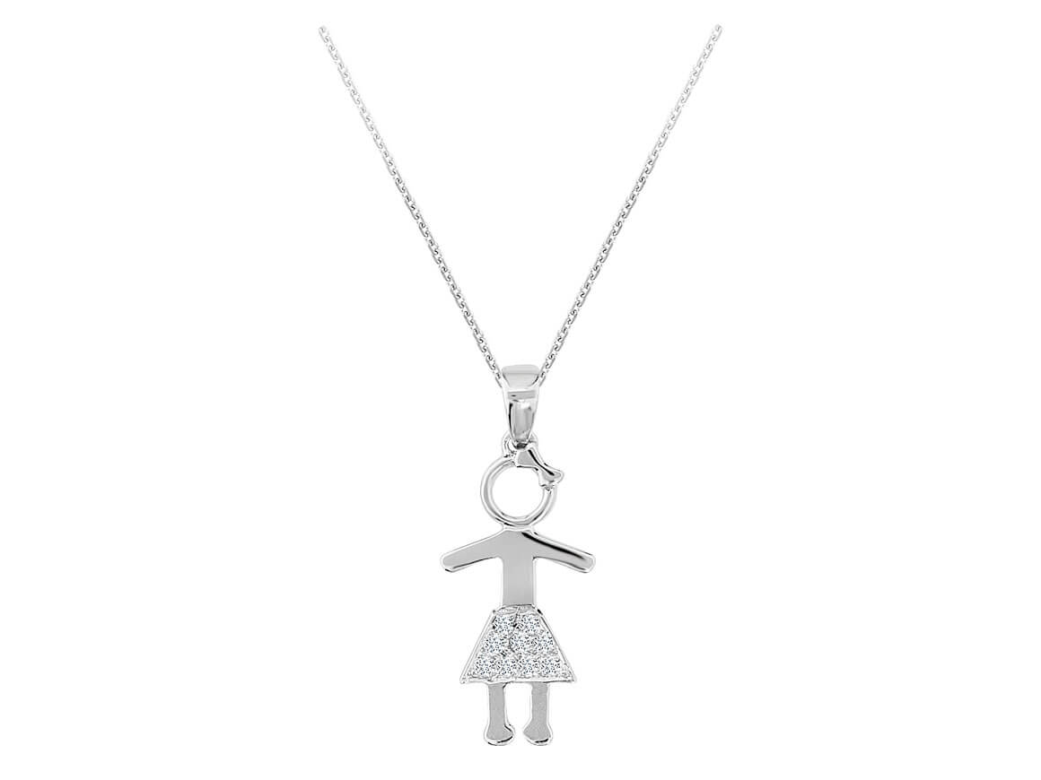 Collier Fille Diamant
