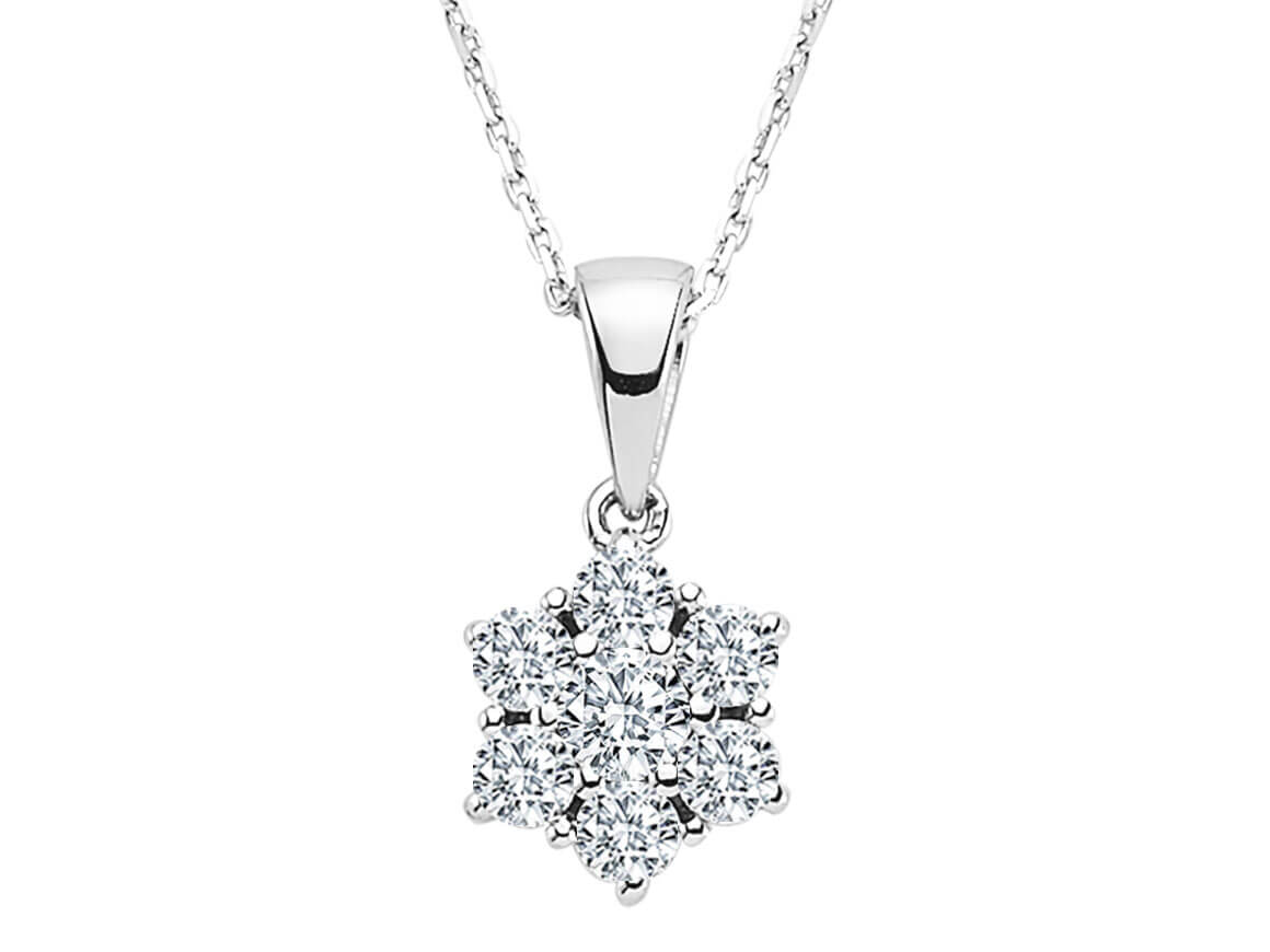 Collier étoile Ascella en diamant