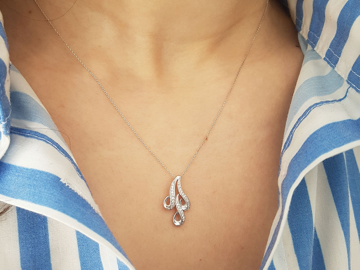 Collier Odetta en diamant