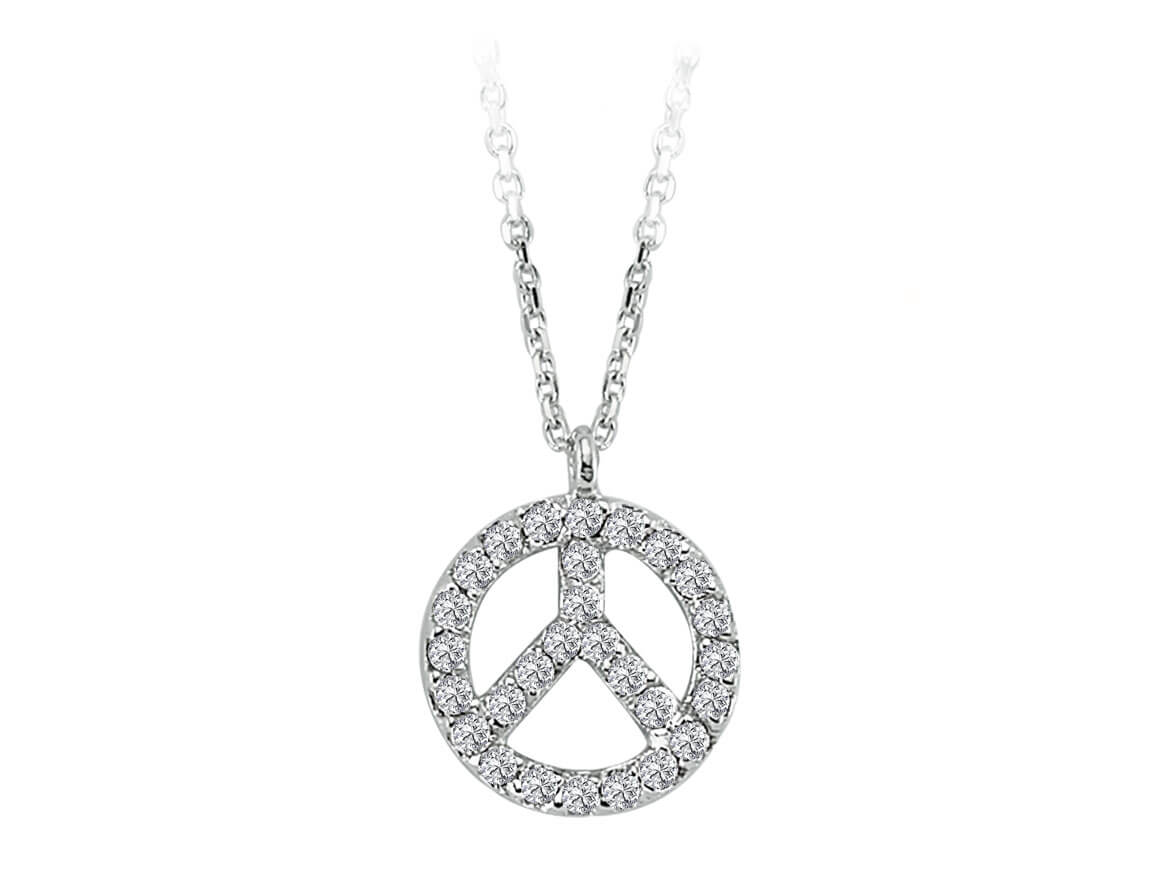 Collier de paix en diamant