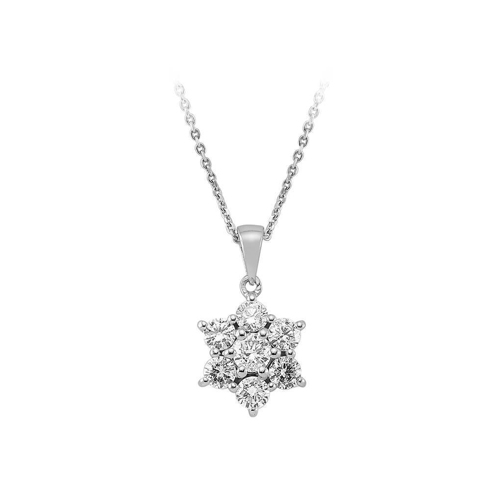 Collier étoile Aldébaran en diamant