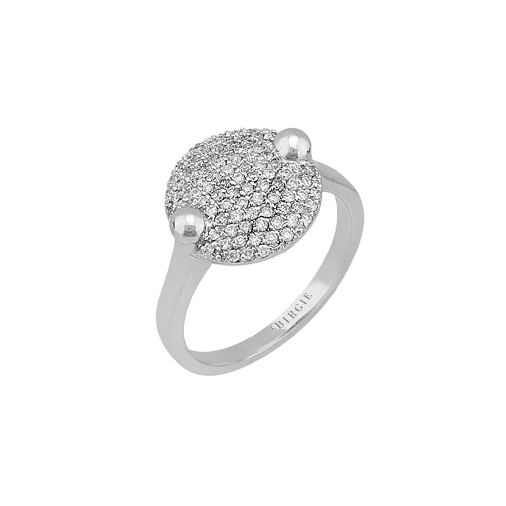 Diamond Full Moon Ring