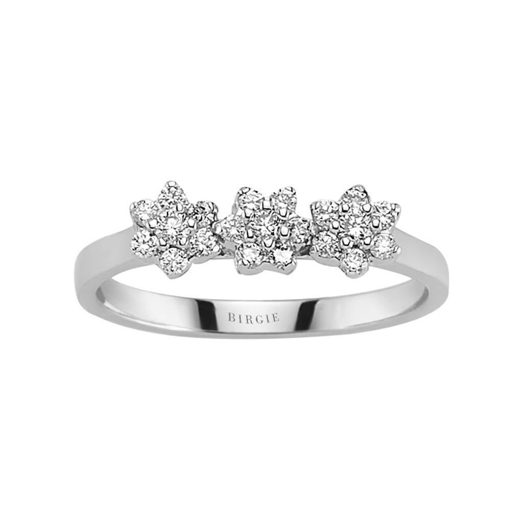 Diamant Tria Gänseblume Ring