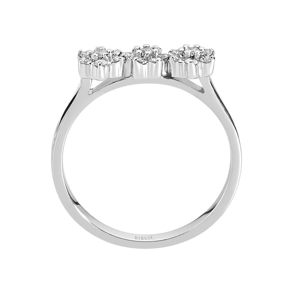 Diamant Tria Gänseblume Ring