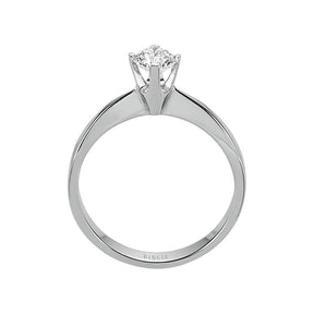 Bague solitaire diamant 0,43 carat