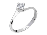 Bague solitaire diamant 0,26 carat