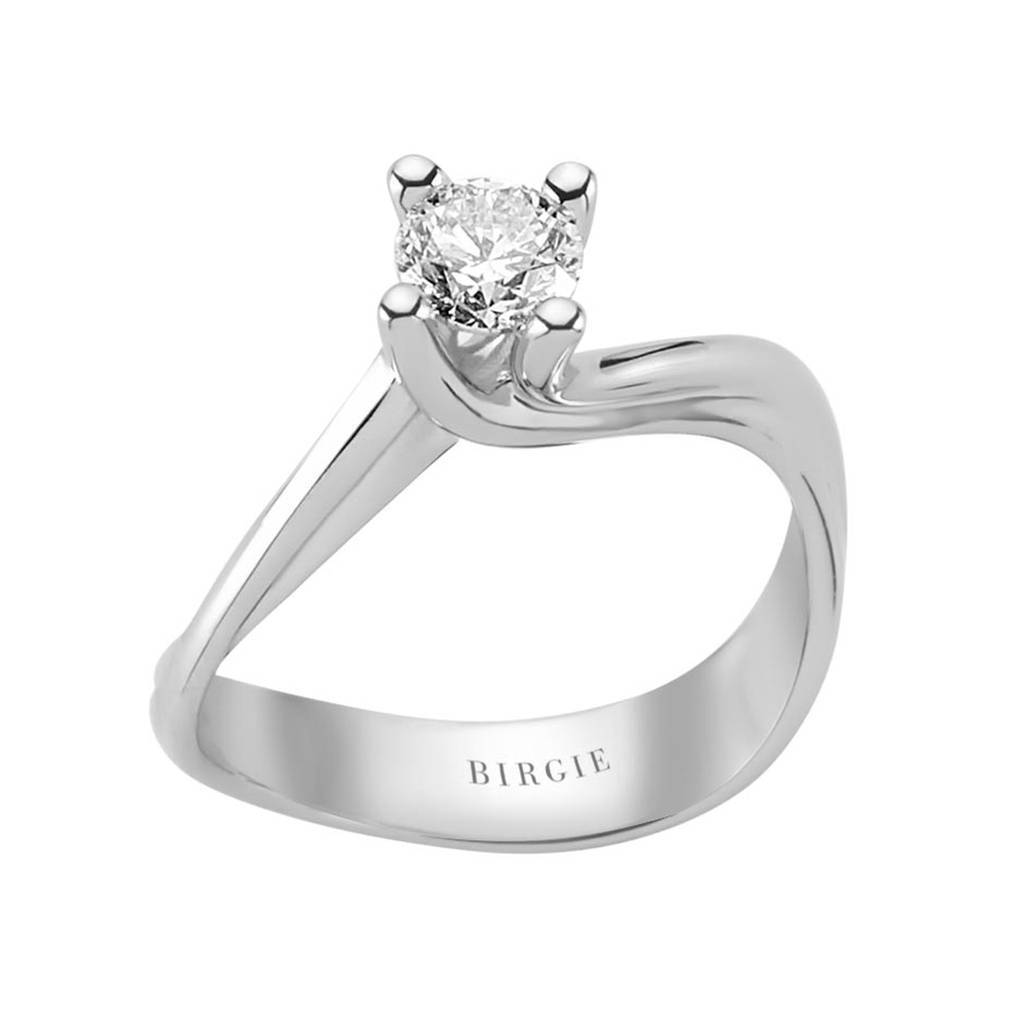 Bague solitaire diamant 0,52 carat