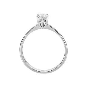 Bague solitaire diamant 0,51 carat