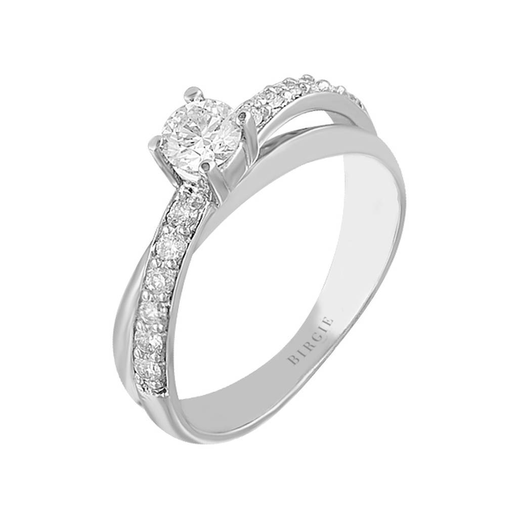 Bague solitaire diamant 0,54 carat