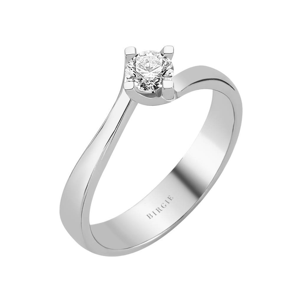 Bague solitaire diamant 0,31 carat