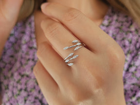 Diamond Ivy Ring