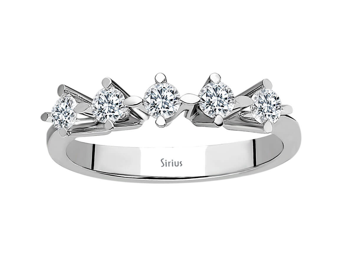 0.45 Carat Diamond 5 Stone Alliance