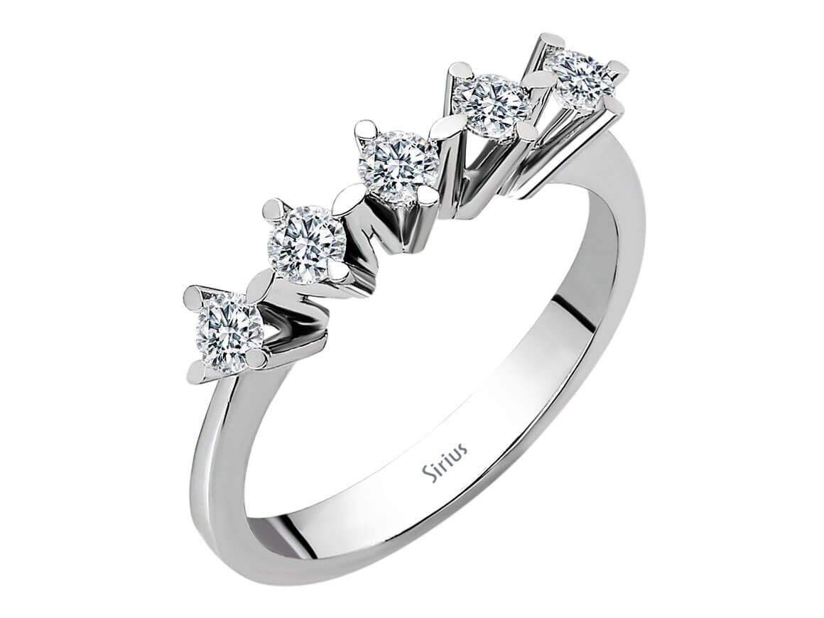 0.45 Carat Diamond 5 Stone Alliance