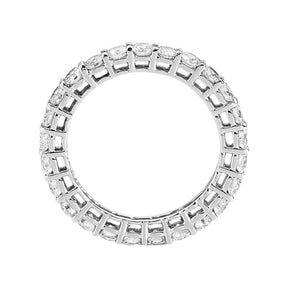 Bague de mariage d'éternité en diamant de 1,82 carat