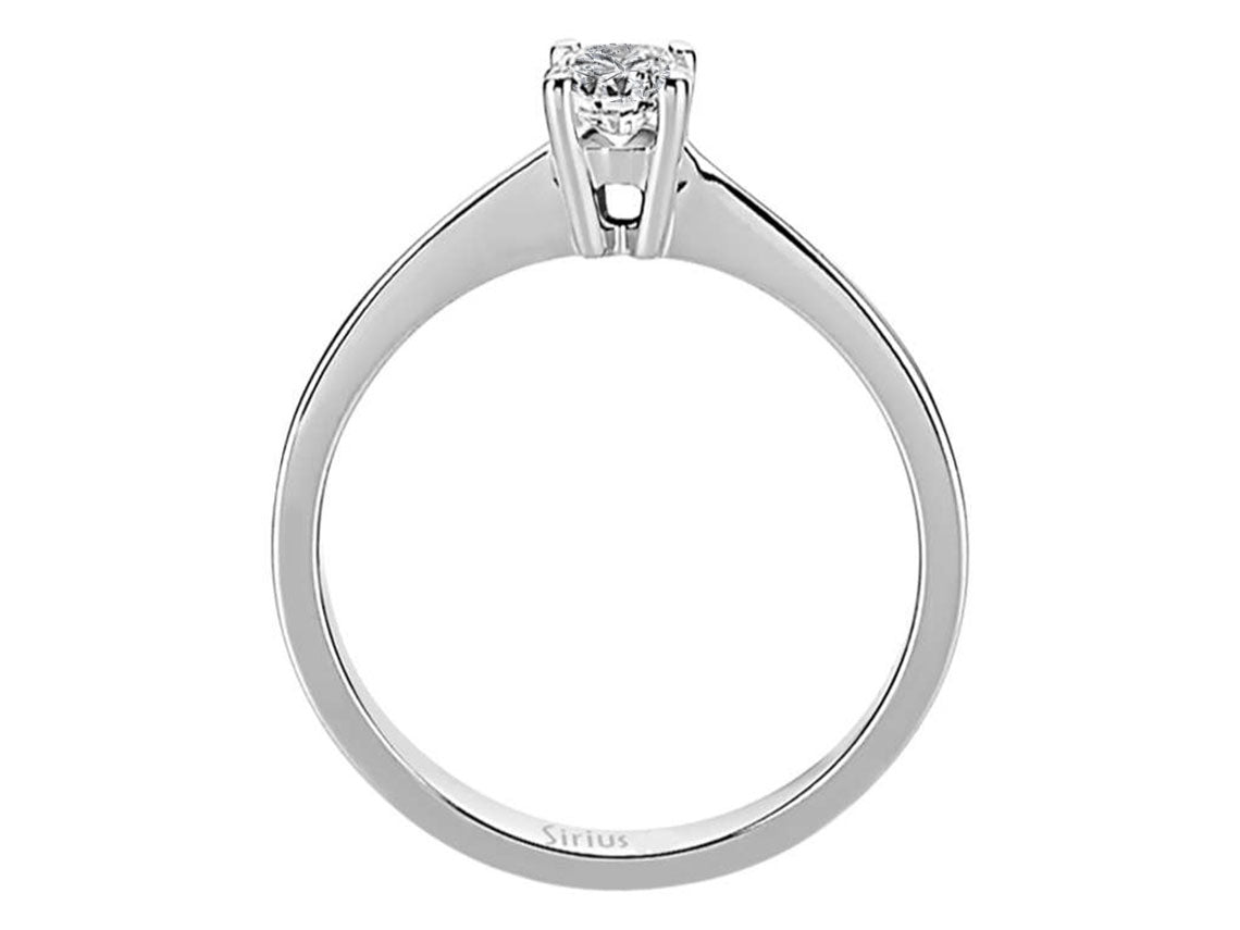 Bague solitaire diamant 0,30 carat