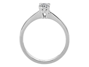 Bague solitaire diamant 0,30 carat