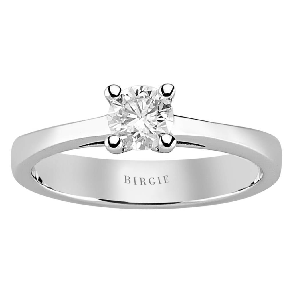 Bague solitaire diamant 0,47 carat
