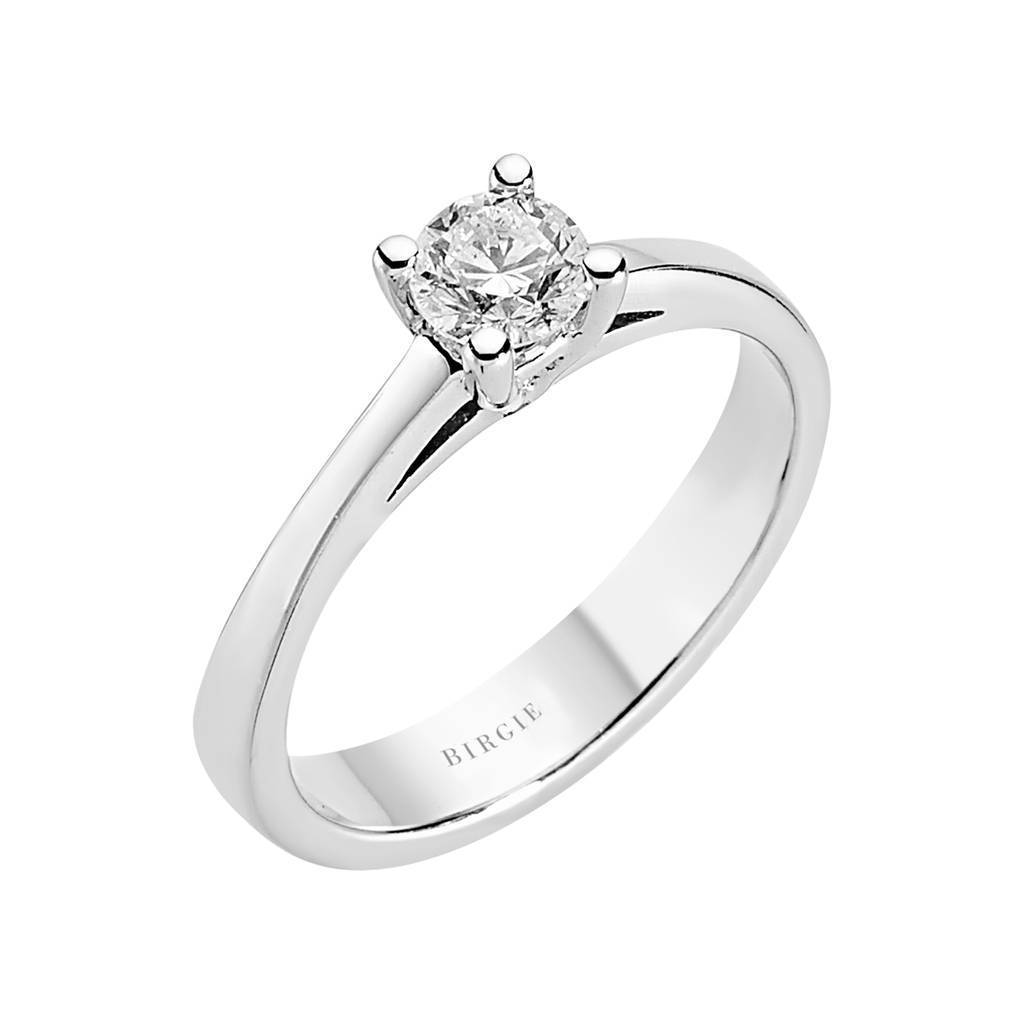 Bague solitaire diamant 0,47 carat