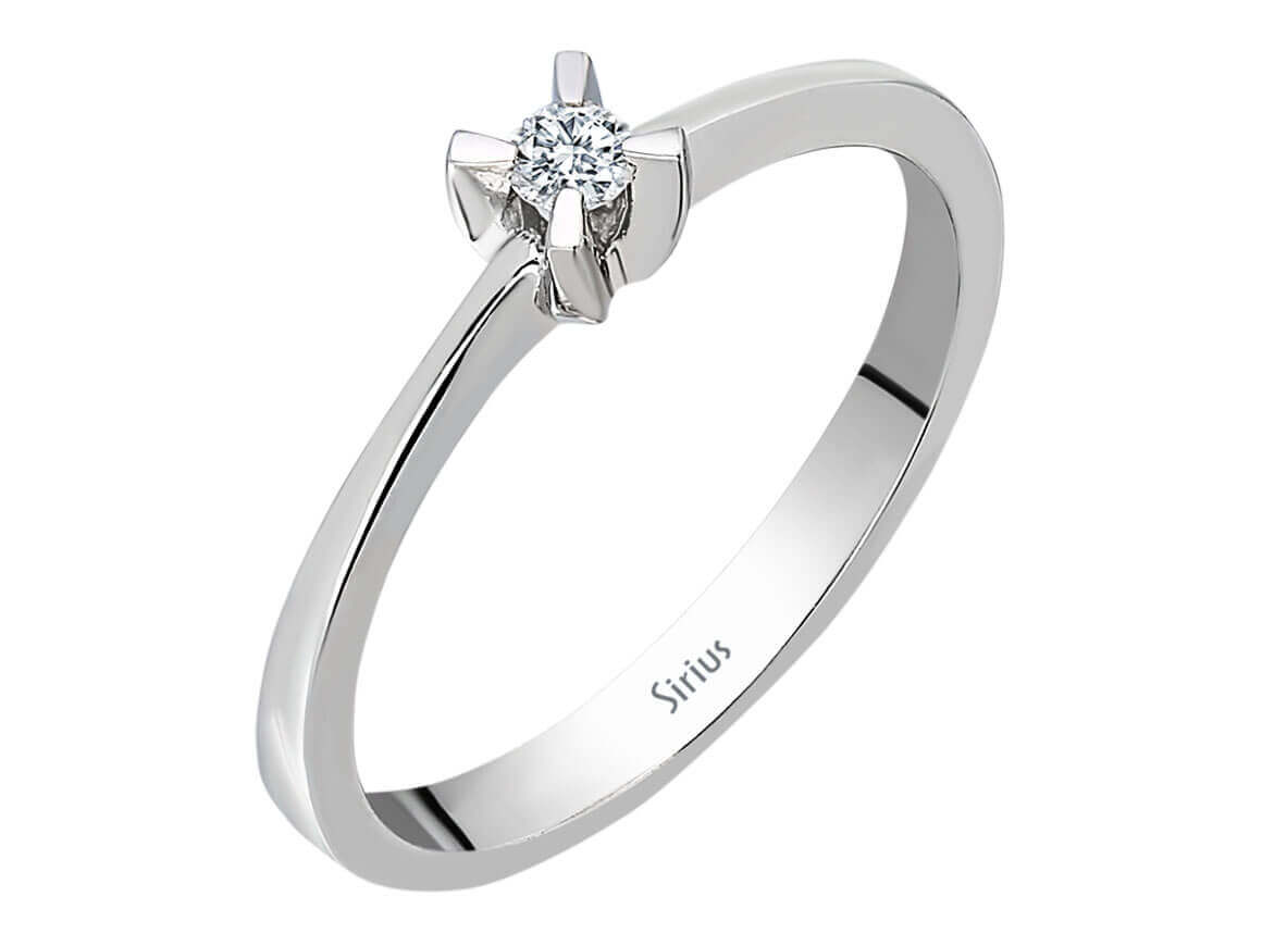 0.07 carat diamond solitaire ring
