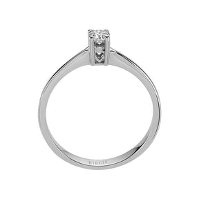 Bague solitaire diamant 0,15 carat