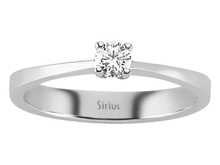 0.14 carat diamond solitaire ring