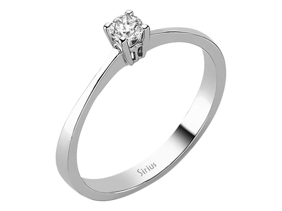 0.14 carat diamond solitaire ring