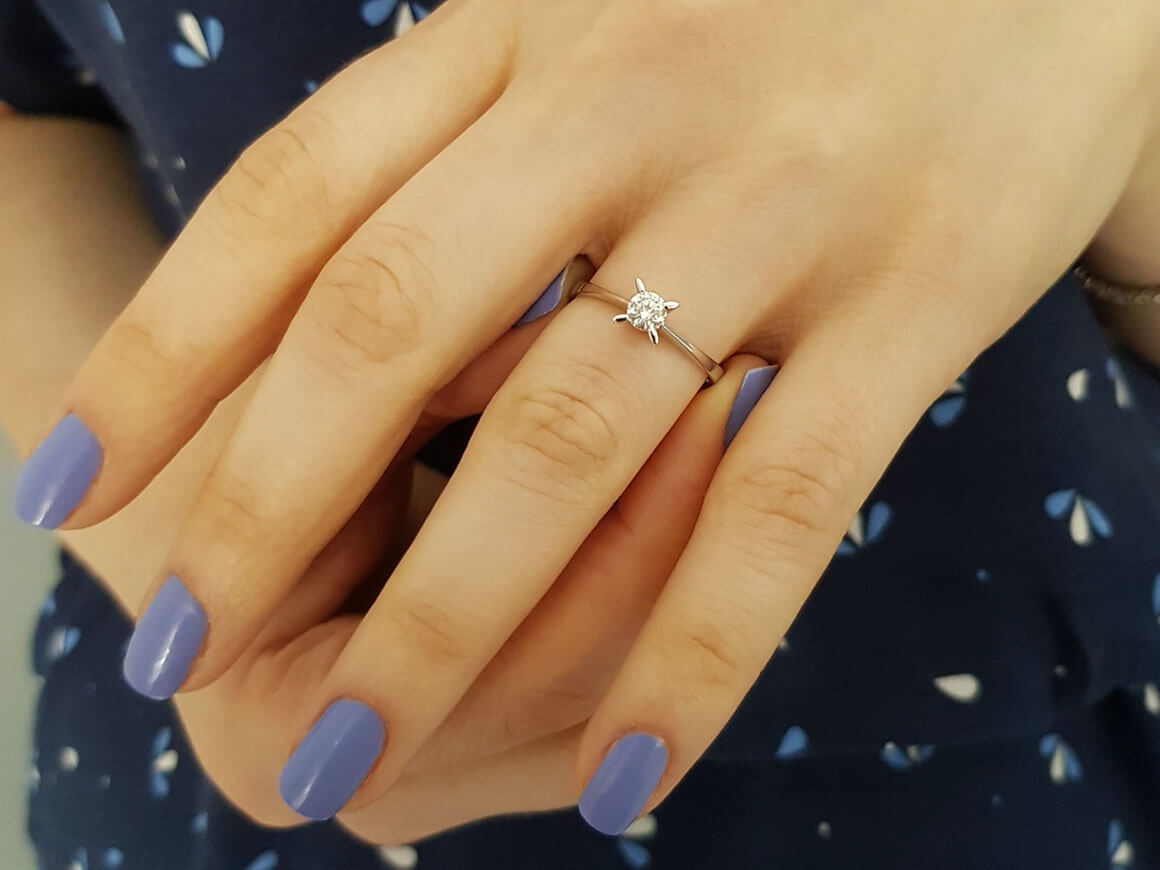 0.20 Carat Diamant Solitaire Ring