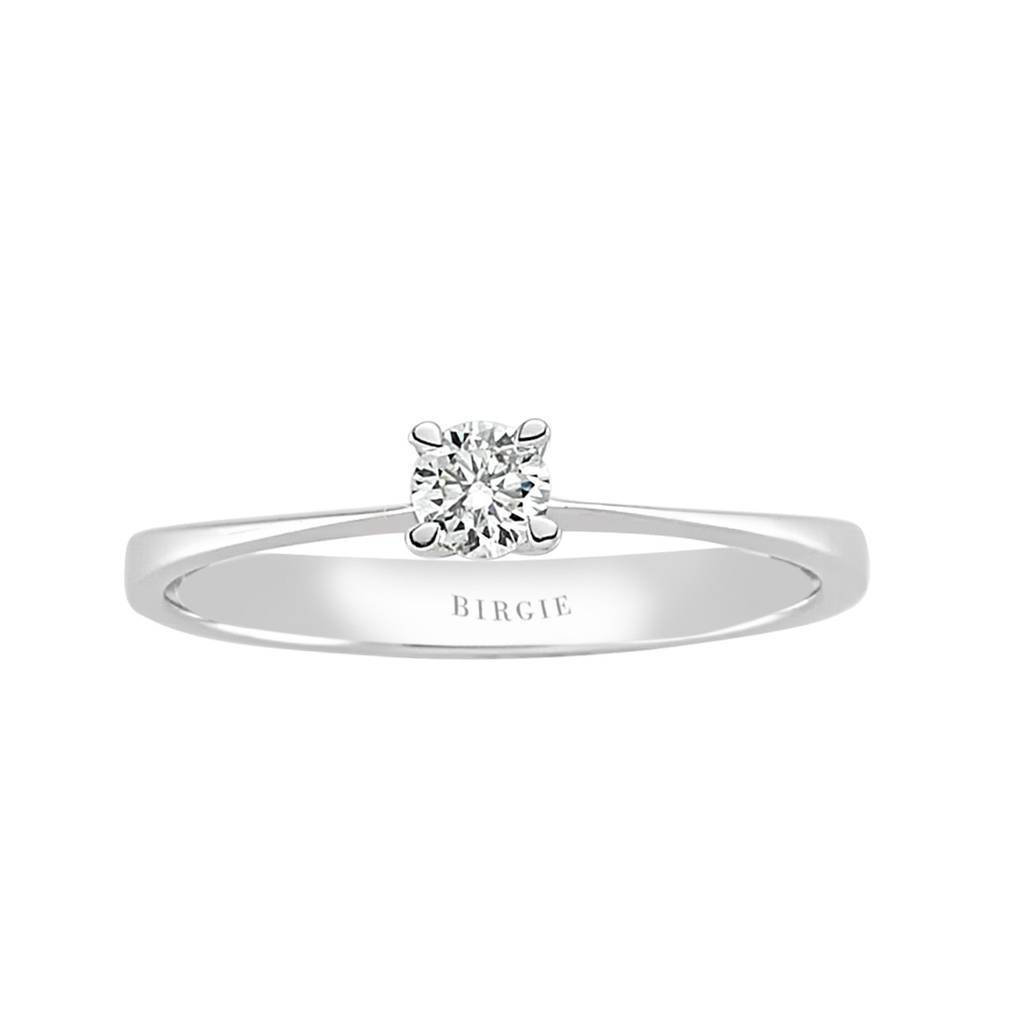 0.13 carat diamond solitaire ring