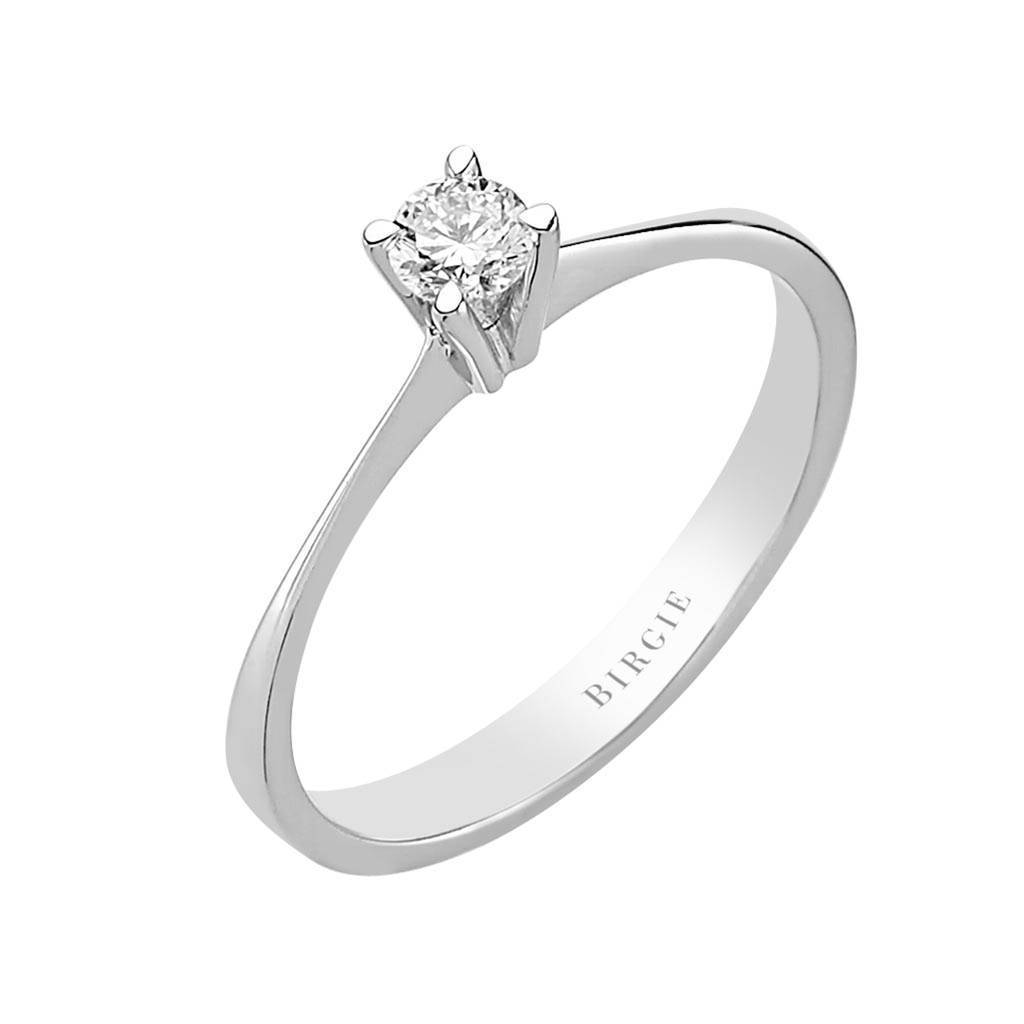 0.13 carat diamond solitaire ring
