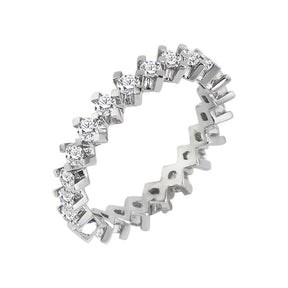Bague d'éternité diamant 1 carat