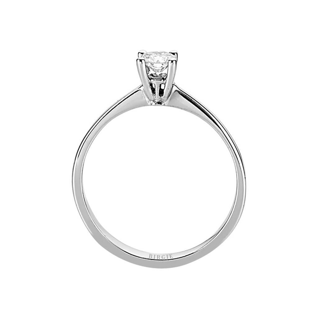 Bague solitaire diamant 0,24 carat