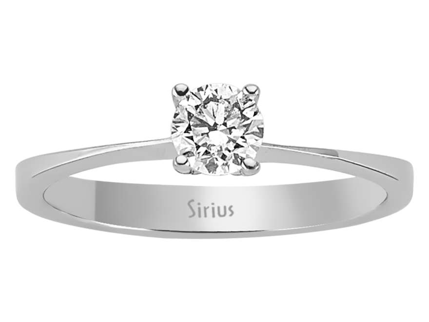 0.39 carat diamond solitaire ring